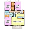 アスターテ 3LDKの間取り