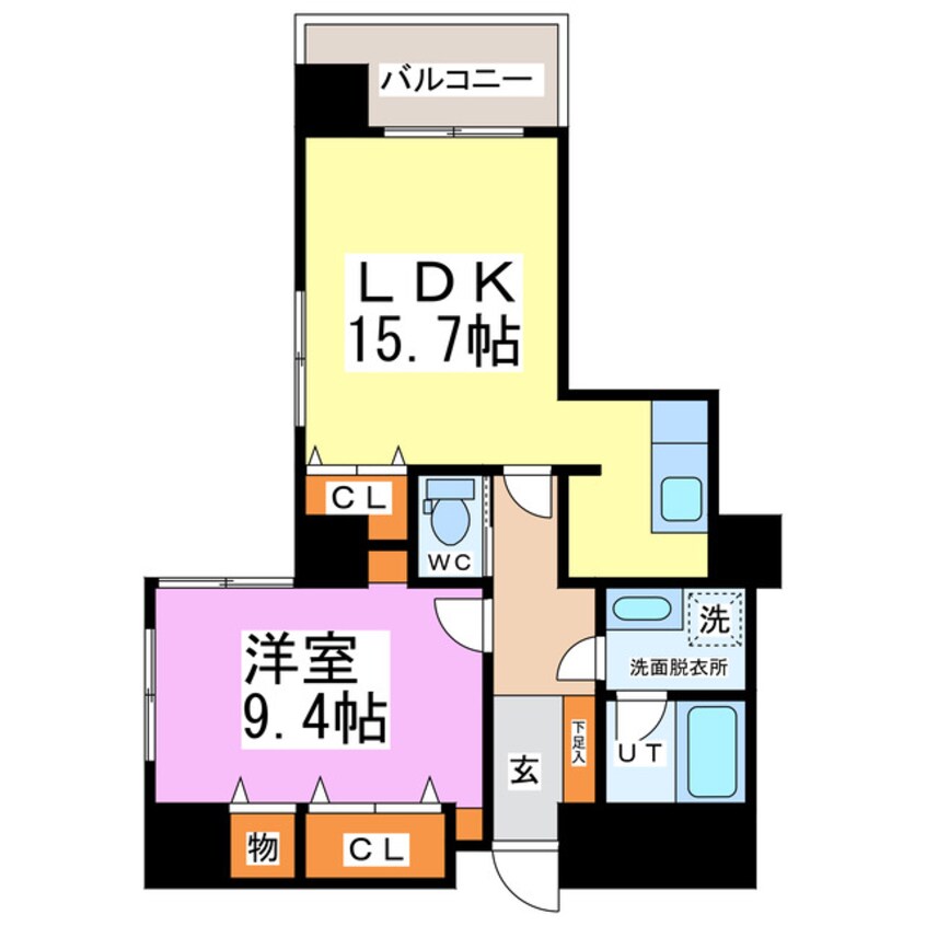 間取図 エリアス