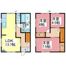コーポ・メイ 3LDKの間取り