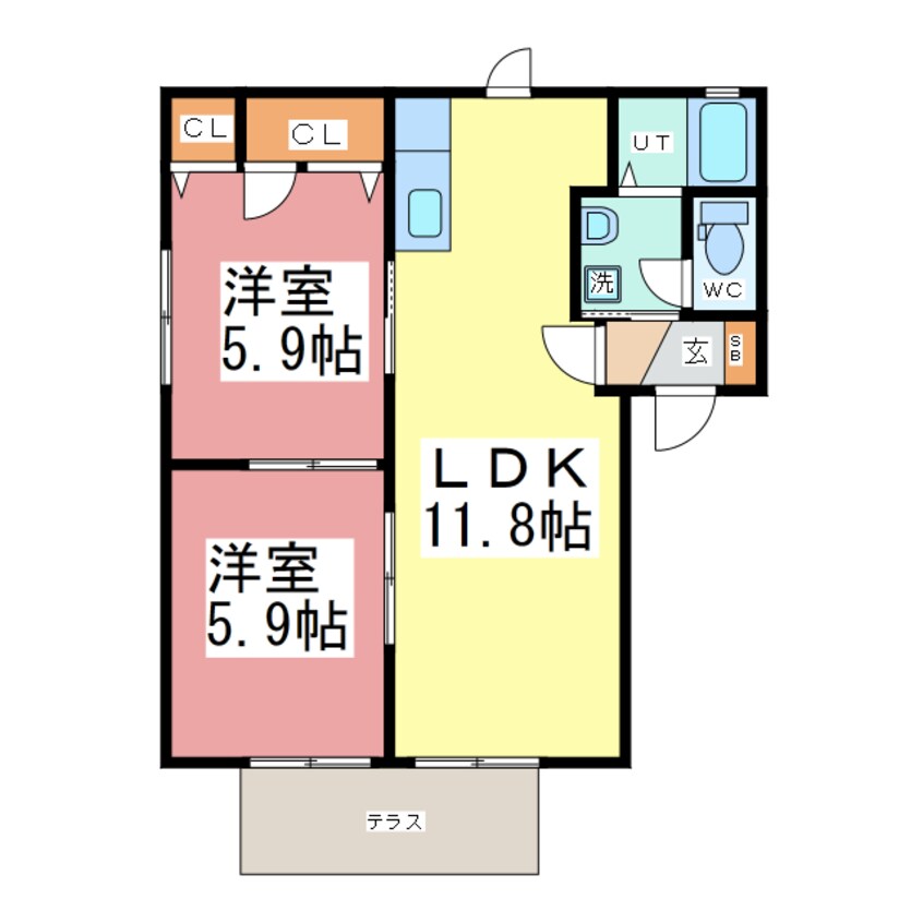 間取図 ルミエールＭ