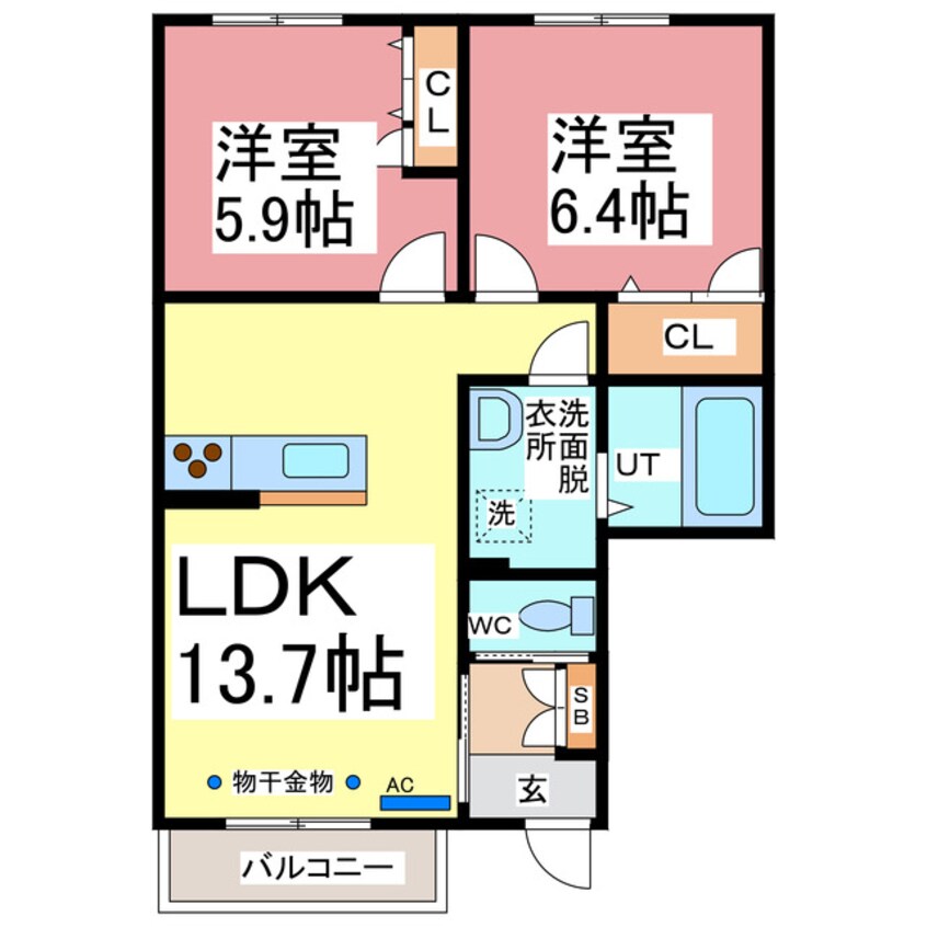 間取図 メゾン・ド・ドルチェ