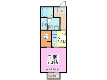 間取図 クレメント高砂