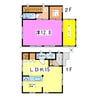 貸家（Ｉ様：高木中央1-3501-1） 1LDKの間取り