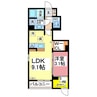 HIBIKI 1LDK+Sの間取り