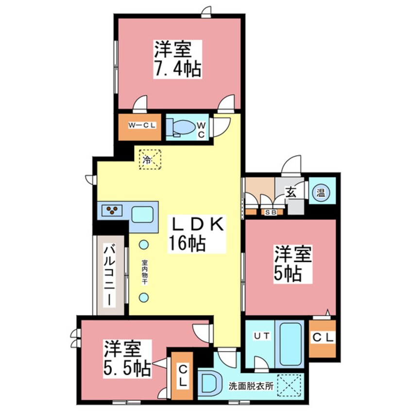 間取図 ザ・ラグジュアリー