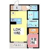 Adomani 1LDKの間取り