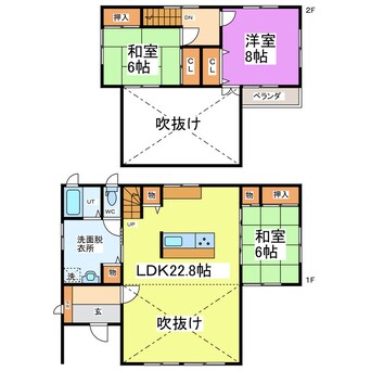 間取図 文京K様貸家