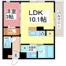 パルフェ（PARFAIT）森田 1LDKの間取り
