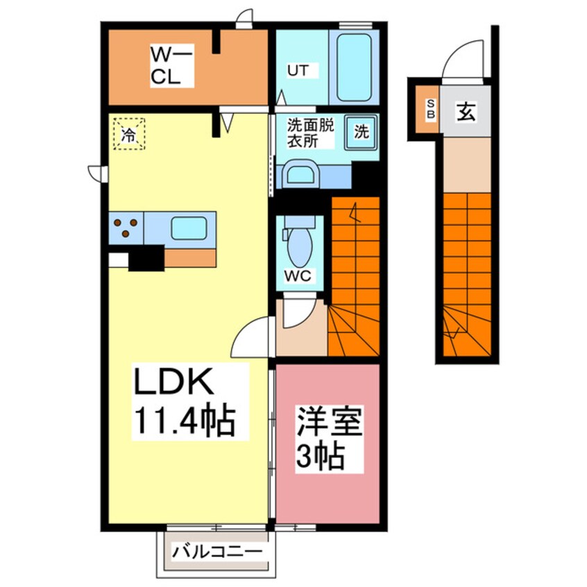 間取図 アムール　シェノン