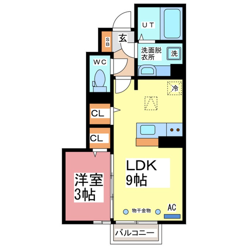 間取図 アムール　シェノン