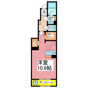 間取図 ヴィラ　ラルーチェ