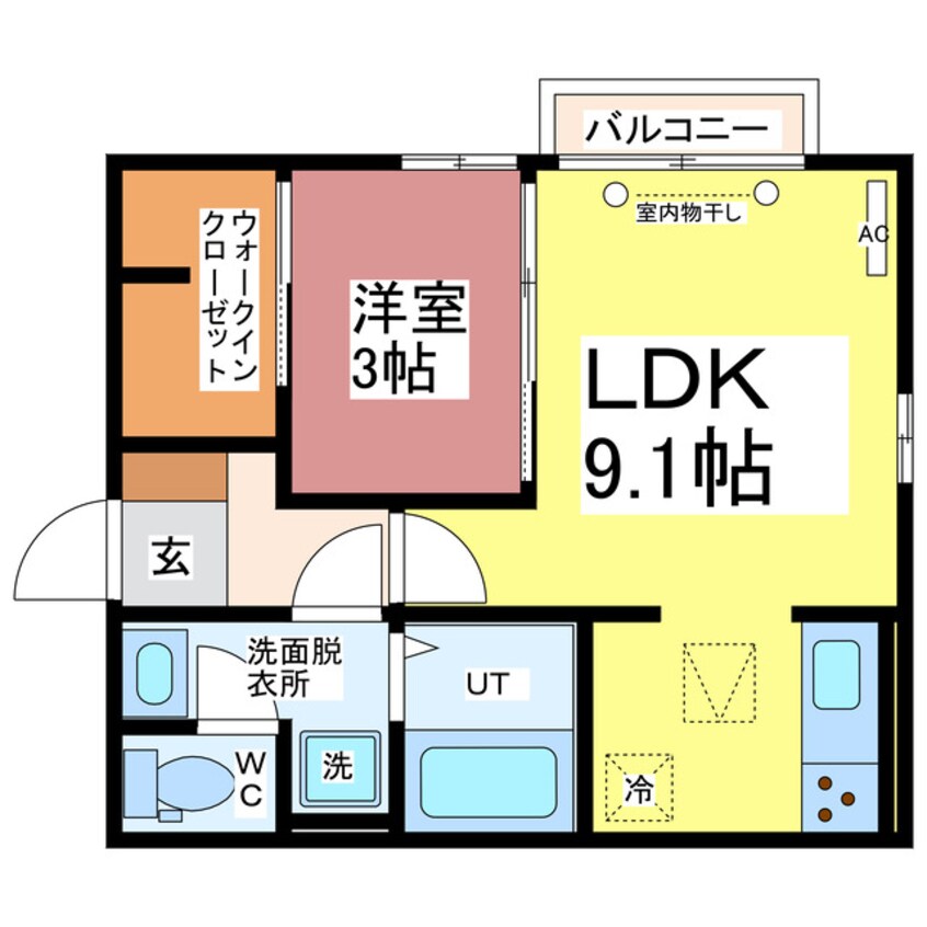 間取図 クレシア山総Ⅱ