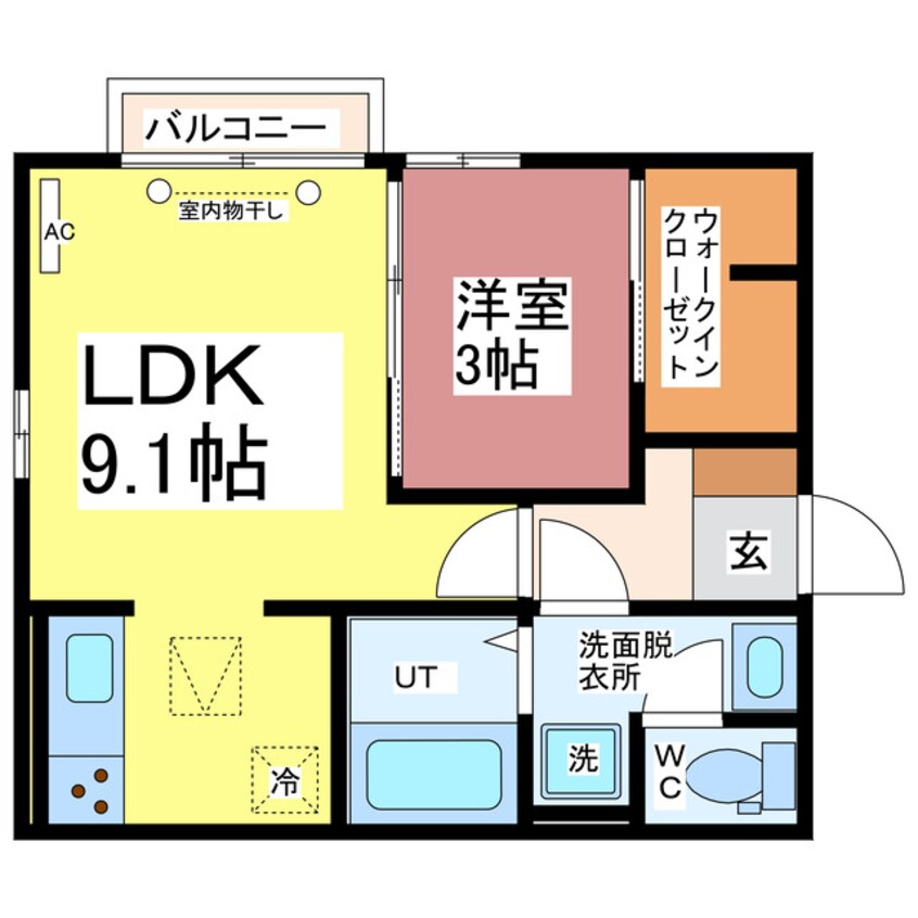 間取図 クレシア山総Ⅱ