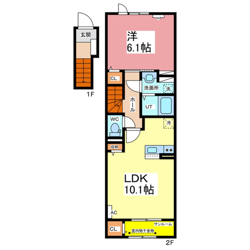 間取図 コンフォール・アイリス