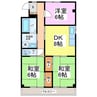 鷲田ビル 3DKの間取り