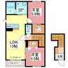 EUREKA.I（エウレカドットアイ） 2LDKの間取り