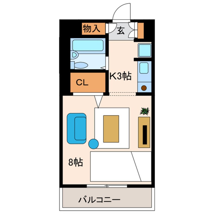 間取図 遠州鉄道/上島駅 徒歩4分 1階 築30年