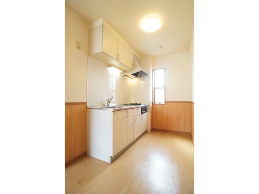 ２口ガスコンロ付きのシステムキッチン チェリー幸