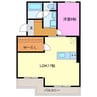 マンションヒカリⅡ 1LDKの間取り