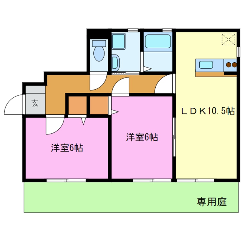 間取図 ヴィラステージＡ・Ｂ
