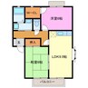 サンガーデン葵ヶ丘Ａ・Ｂ・Ｃ 2LDKの間取り