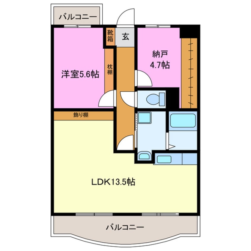間取図 メディオ初生壱番館