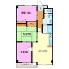 ダイヤモンド寿泉 3LDKの間取り