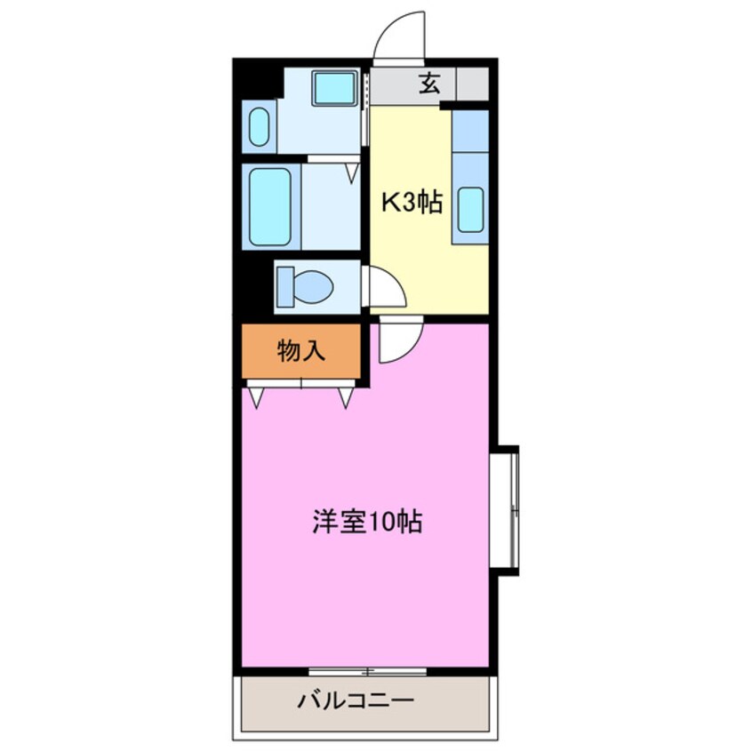 間取図 マンションきんかんⅡ