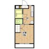 マンションみずほⅡ 1DKの間取り