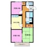 レトア 3DKの間取り