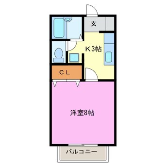 間取図 メゾネットサンゴ