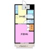 アルバトロス高丘 1DKの間取り