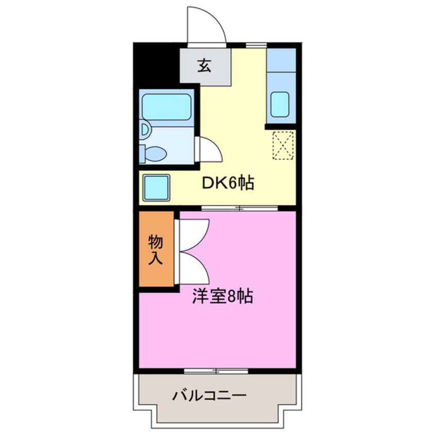 間取図 アプローズＳＨＩＭＡＺＵ