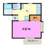 ヴィオレット葵 1Kの間取り