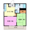S-DIAS 2DKの間取り