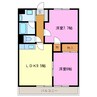 プルミエ（三方原） 2LDKの間取り