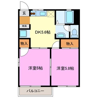 間取図 アゼリアハイツ