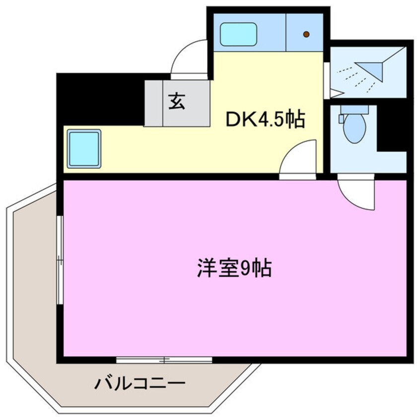 間取図 ライフ第３マンション細江