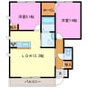 サンライトＢ 2LDKの間取り