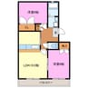 アネシス（初生町） 2LDKの間取り