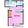 ベルコープ 1Rの間取り