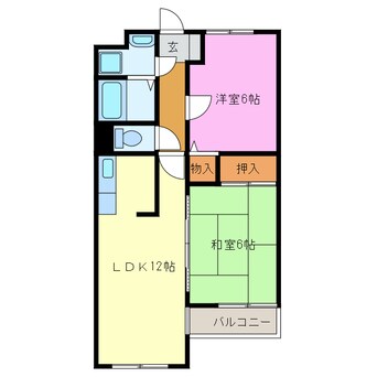 間取図 オーベルジュ葵
