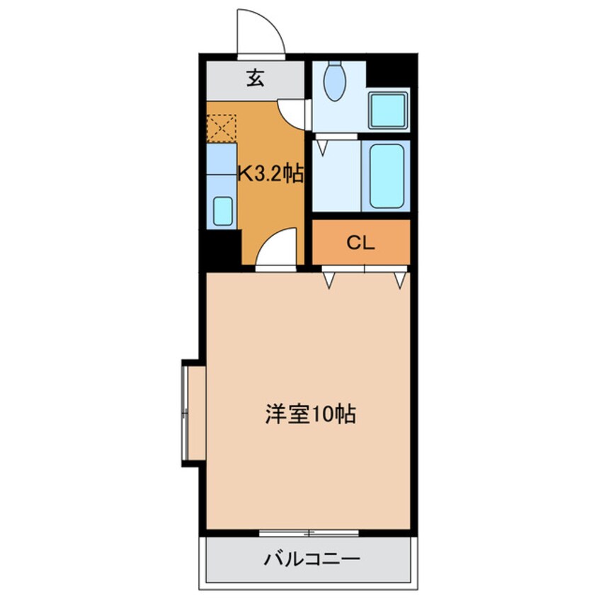 間取図 マカロニほうれん荘