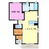 サンライトＥ 1LDKの間取り