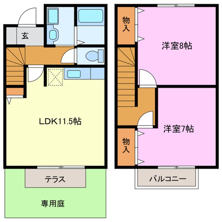 間取図 ラディ