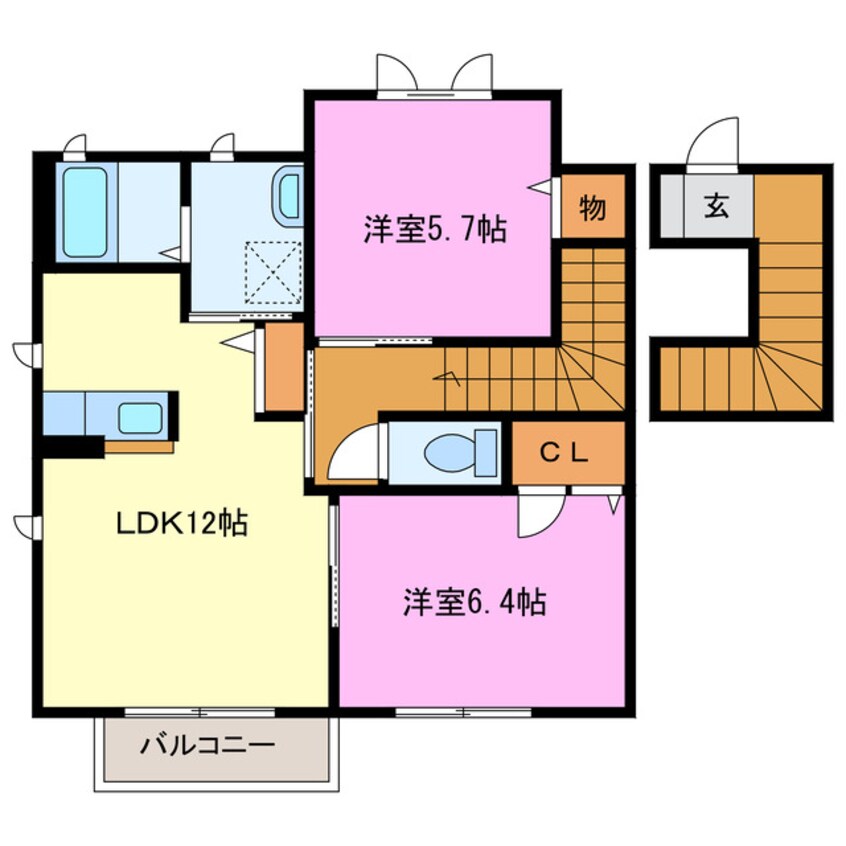 間取図 パレドールⅡ