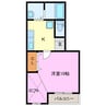 メイプルハイム高丘 1Kの間取り
