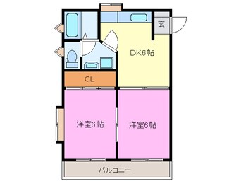 間取図 アントレ初生