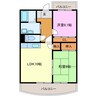 グローリー 2LDKの間取り