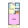 ドムスＣ 1Kの間取り